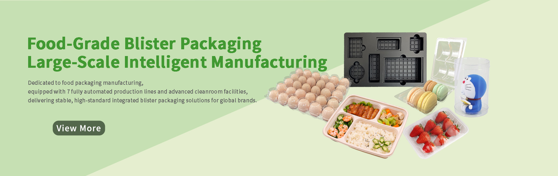 Food-Grade Blister Packaging Large-Scale Intelligent Manufacturing