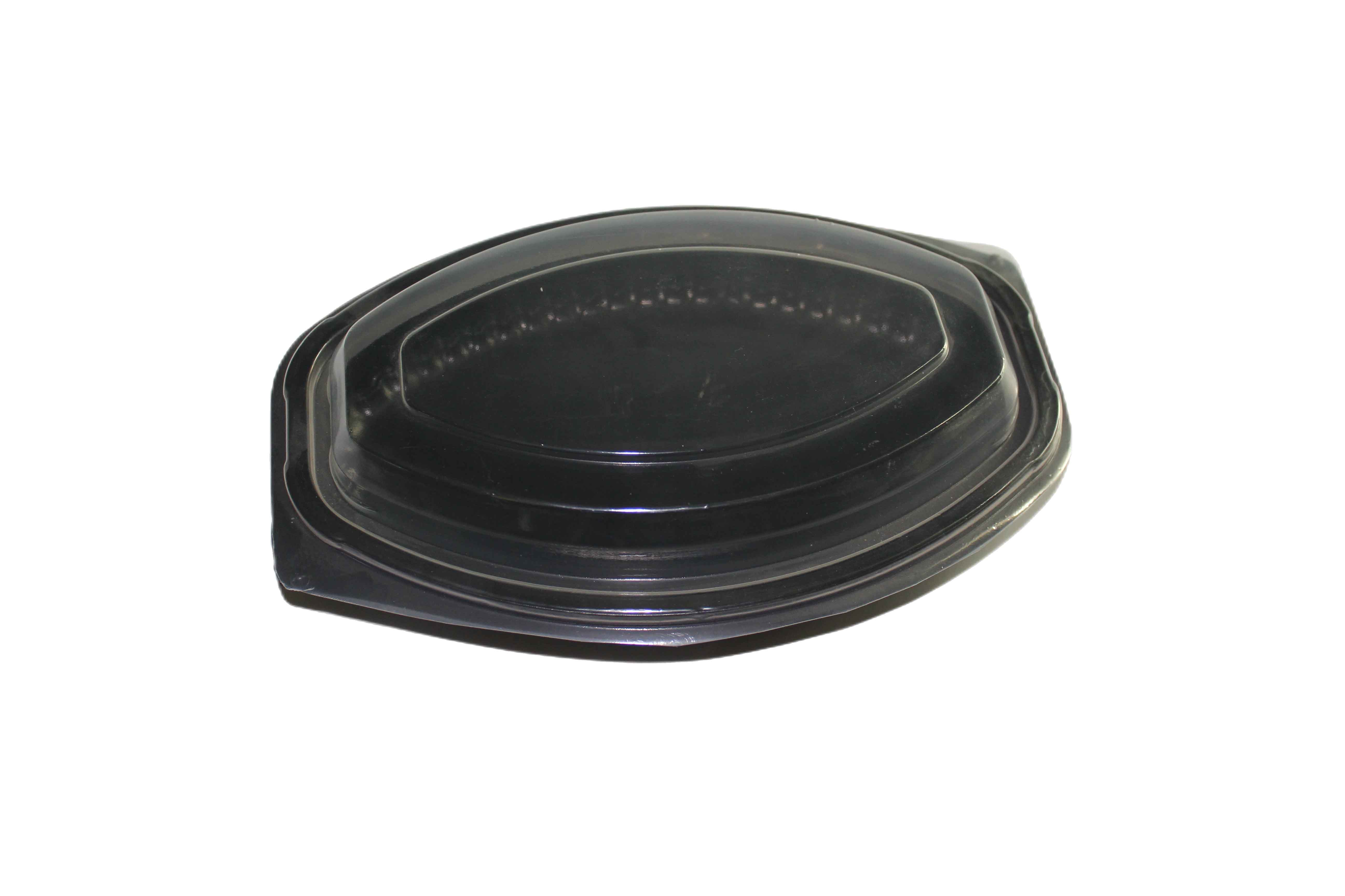 PP salad bowl with transparent lid (BK)
